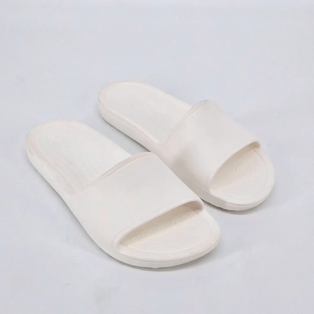 Crocs Classic Slide White Monochrome Waterproof Comfort Pool Beach Sandals W5